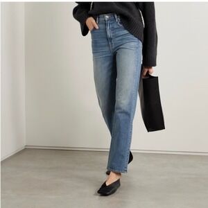 SLVRLAKE London High Rise Straight Leg Jeans Medium Wash Size 28